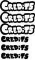 Credits button assets.