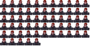 Girlfriend's old sprite sheet from before her hair blowing sprites were added.
