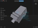 Pico's gun modeled in Shapr3D to aid in the creation of special animations,[18] likely for this week.