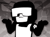 Tankman in the default Newgrounds profile picture.
