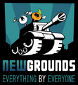 Skid and Pump on the Newgrounds logo, seen at the end of "Deadly Smiles" on Newgrounds.