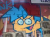 Graffiti depicting Boyfriend as an Easter egg in the upcoming game Nightmare Cops.