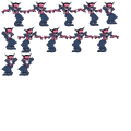 Henchmen's sprite sheet, but without shading.
